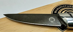 QMK-167 WOOTZ Damaszk acél fix kés