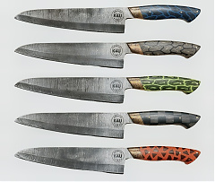 K4U-129 Damaszk Chef-210 kés